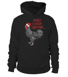 Merry cluckin christmas chicken shirt