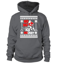 Ho Ho Ice Hockey Ugly Christmas Present