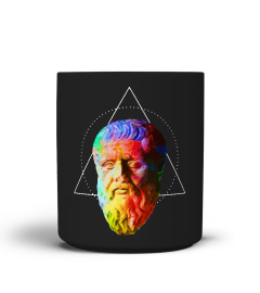 Geometric Heads - Plato - Trippy Philosophy Mug