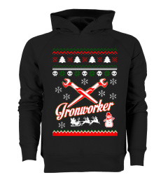 Iron worker Ugly Christmas Sweatshirt