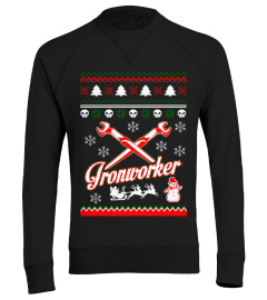 Iron worker Ugly Christmas Sweatshirt