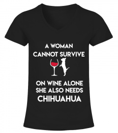 A Woman Cannot survive without Chihuahua