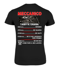 MECCANICO TARIFFA ORARIA