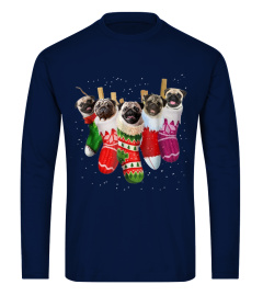 Pug Christmas Socks Fun