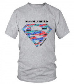 Tee-shirt "Papa de jumelles"