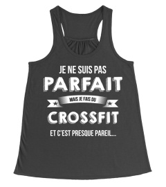 je ne suis pas parfait mais je suis Crossfit et c'est presque pareil cadeau noël anniversaire humour drôle homme cadeaux