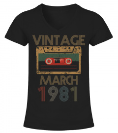 VINTAGE MARCH 1981 T-SHIRTS