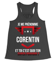 Corentin et toi c'est quoi ton super pouvoir cadeau noël anniversaire humour héros noel drôle homme cadeaux heros