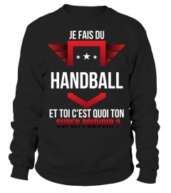 Handball et toi c'est quoi ton super pouvoir cadeau noël anniversaire humour héros noel drôle homme cadeaux heros