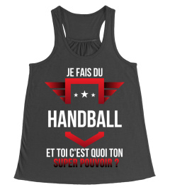 Handball et toi c'est quoi ton super pouvoir cadeau noël anniversaire humour héros noel drôle homme cadeaux heros