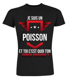 Poisson et toi c'est quoi ton super pouvoir cadeau noël anniversaire humour héros noel drôle homme cadeaux heros