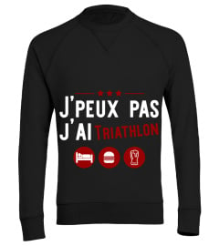 J'ai triathlon t-shirt humour alcool