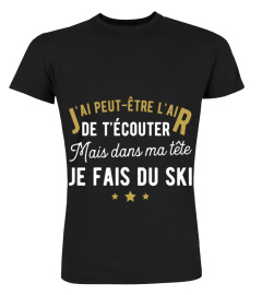 Je fais du ski humour