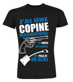 Copine magnifique flingue - pelle - alibi