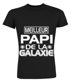 Meilleur papi de la galaxie t-shirt humour