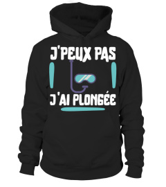 J'peux pas t-shirt humour plongée