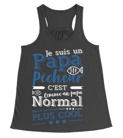 Papa pêche t-shirt humour pêche