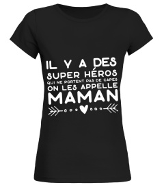 maman super héros t-shirt humour mère