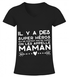 maman super héros t-shirt humour mère