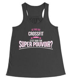 Crossfit et toi c'est quoi ton super pouvoir cadeau noël anniversaire humour héros noel drôle femme cadeaux heros