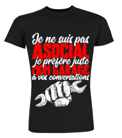 Pas asocial garage cadeau