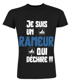 Rameur qui déchire aviron