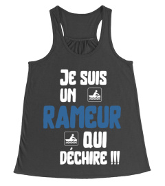 Rameur qui déchire aviron