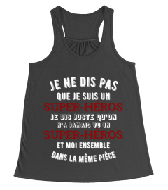 Super-héro t-shirt cadeau humour