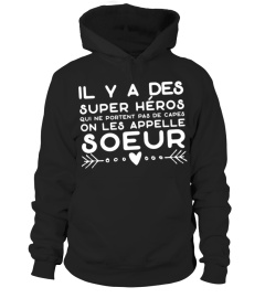 soeur super héros t-shirt humour