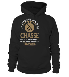 Travail ou chasse t shirt chasseur humour