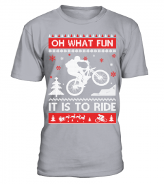 Bicycle Sweater Christmas Oh What Fun It Is To Ride T shirt