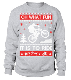 Bicycle Sweater Christmas Oh What Fun It Is To Ride T shirt