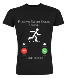 Freestyle slalom skating