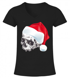 Merry Christmas Skull Tee Shirt