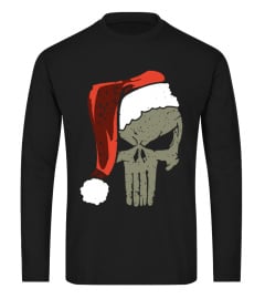 Santa Merry Christmas Skull T-Shirt