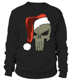 Santa Merry Christmas Skull T-Shirt