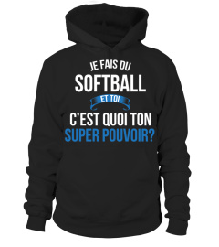 Softball et toi c'est quoi ton super pouvoir cadeau noël anniversaire humour héros noel drôle homme cadeaux heros