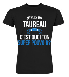 Taureau et toi c'est quoi ton super pouvoir cadeau noël anniversaire humour héros noel drôle homme cadeaux heros