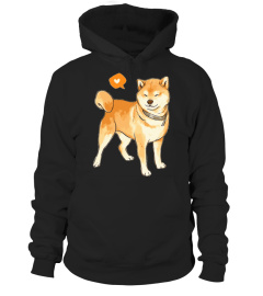 Cute Shiba Inu Heart Shirt Doge T-shirt