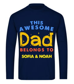 THIS AWESOME DAD BELONGS - CUSTOMIZE