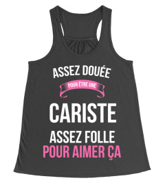 assez douée pour Cariste assez folle pour aimer ça cadeau noël anniversaire humour noel drôle femme cadeaux