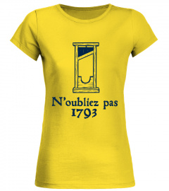 N'oubliez pas 1793 - Guillotine Revolution Shirt