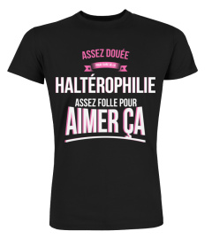 Assez douée pour Haltérophilie assez folle pour aimer ça cadeau noël anniversaire humour noel drôle femme cadeaux