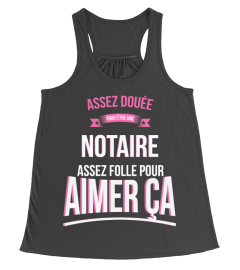 Assez douée pour Notaire assez folle pour aimer ça cadeau noël anniversaire humour noel drôle femme cadeaux