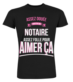 Assez douée pour Notaire assez folle pour aimer ça cadeau noël anniversaire humour noel drôle femme cadeaux