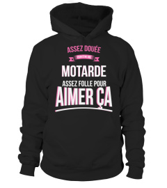 Assez douée pour Motarde assez folle pour aimer ça cadeau noël anniversaire humour noel drôle femme cadeaux