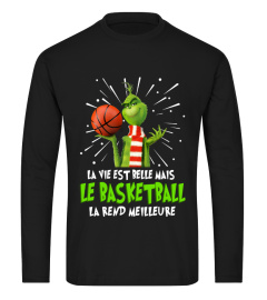 La vie est belle mais le basketball la rend meilleure grinch christmas