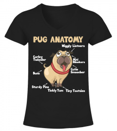 The Pug Anatomy Pug Sweater