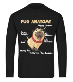 The Pug Anatomy Pug Sweater