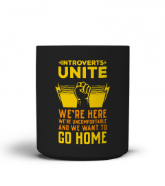 Introverts Unite - Ironic Office Mug